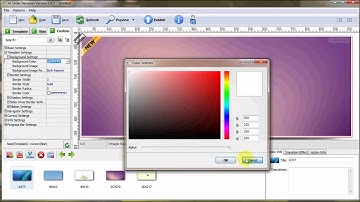 Hi Slider define slider settings such as background color, autoplay and randomization