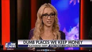 09-03-16 Kat Timpf on Red Eye - Dumb Places We Keep Money