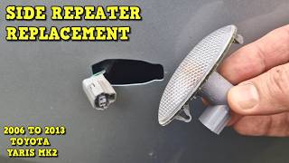 Side Repeater Bulb Unit Replacement - Toyota Yaris