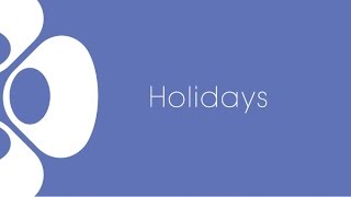 Revelation 2014 Admin / Helpdesk Setup / Work Hours / Holidays