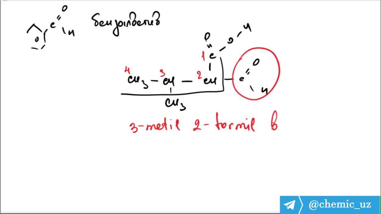 ALDEGID va KETONlar. Ma'ruza