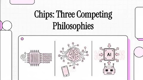 Chips : Three Competing Philosophies