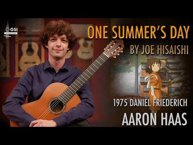 Joe Hisaishi's "Spirited Away: One Summer's Day" played by Aaron Haas on a 1975 Daniel Friederich
