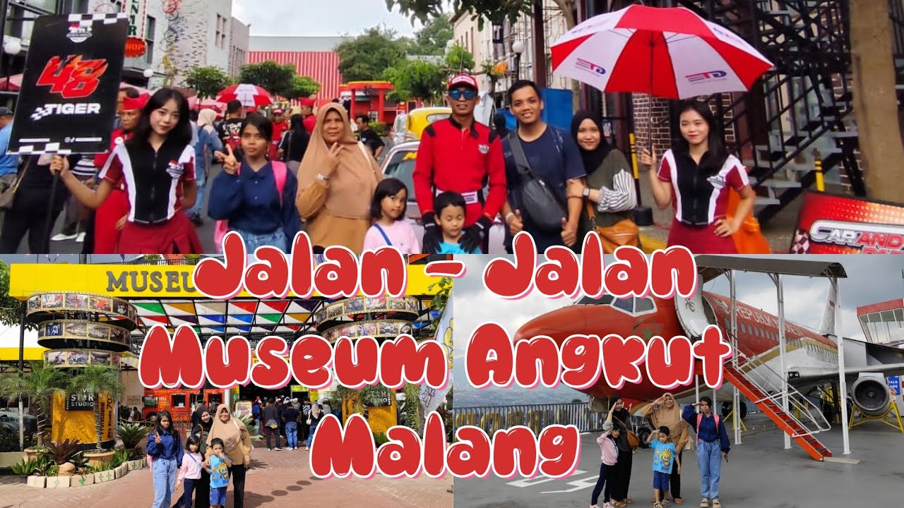 JALAN-JALAN KE MUSEUM ANGKUT MALANG, LIHAT DRIFT MOBIL NGEBUT, JATIM PARK MALANG