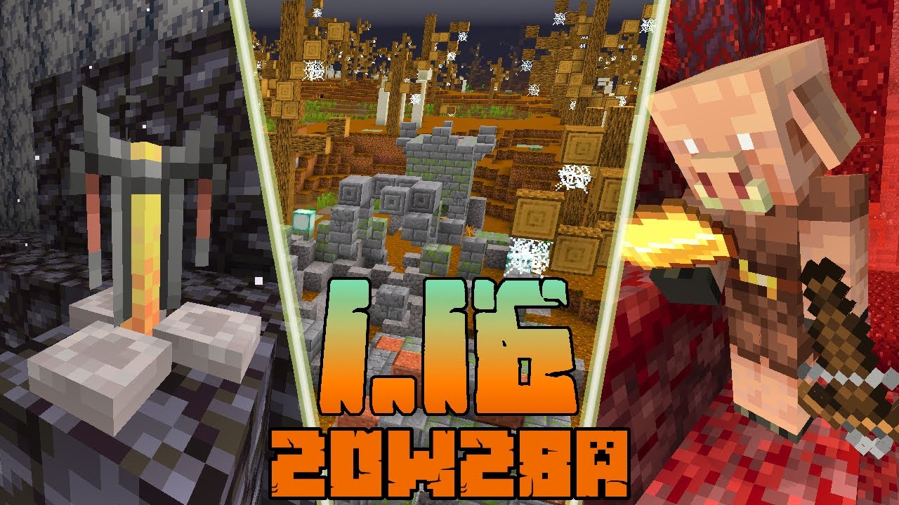 Minecraft 1.16.2: [Snapshot 20w28a] Co Nowego? WŁASNE BIOMY! ZMIENIONY HANDEL BARTEROWY!
