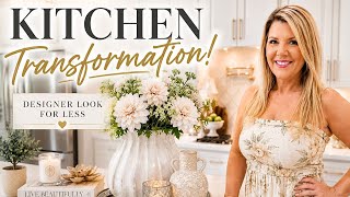 ✨ KITCHEN TRANSFORMATION | Luxury Decor Dupes & Cozy Styling 