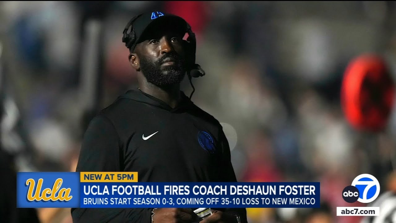 UCLA fires head coach DeShaun Foster after Bruins start 0-3