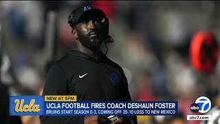 Ucla Fires Head Coach Deshaun Foster After Bruins Start 0-3