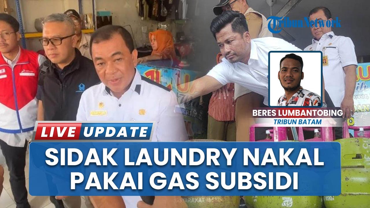Laundry Tak Boleh Pakai Gas Melon, Disperindag Batam Ganti dengan Tabung Pink 5,5 Kg saat Sidak
