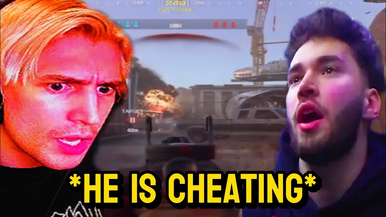 AdinRoss and Xqc Wager in Cod Vs Cheesur and Cuffem!!