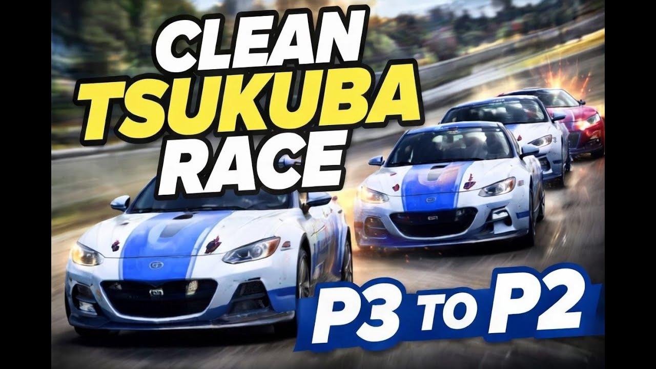 Perfect MX5 race at Tsukuba, no incidents and strong pace