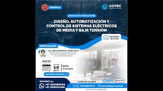 🔴CURSO: DISEÑO, AUTOMATIZACIÓN Y CONTROL DE SISTEMAS ELÉCTRICOS DE MEDIA Y BAJA TENSIÓN