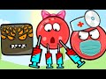 Red Ball Kingdom Wars from Flavios. Красный Шарик обороняет крепость. Игра с новыми врагами