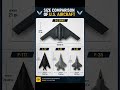 B-2 vs F-117 vs F-22 vs F-35: U.S. Aircraft Comparison ✈️ #b2 #f22 #F35 #MilitaryAviation #Shorts