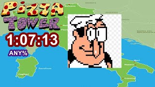 Pizza Tower Any% Speedrun - 1:07:13 @NotIMPOSSABLANK