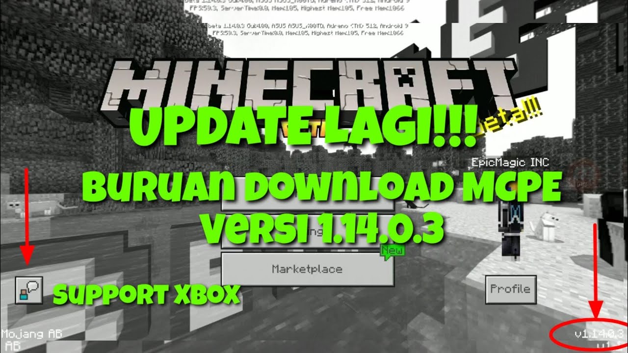 BAGI BAGI MCPE VERSI TERBARU!! V.1.14.0.3 BURUAN DOWNLOAD! YouTube