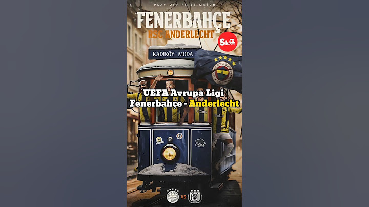 Fenerbahçe - Anderlecht karşılaşması UEFA Avrupa Ligi Play-Off #fenerbahçe #anderlecht #uefa