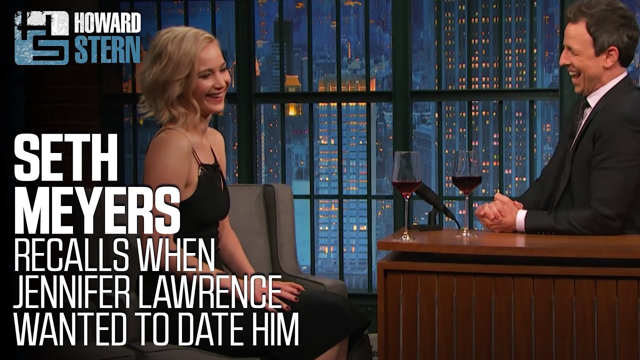 Seth Meyers Responds to Jennifer Lawrence Having a Crush on Him