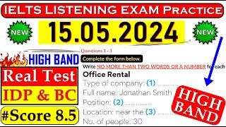 IELTS LISTENING PRACTICE TEST 2024 WITH ANSWERS | 15.05.2024