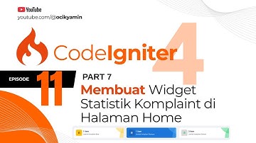 24 - Membuat Widget Statistik Komplaint di Halaman Home