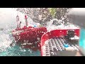 Lego Boat Can't Handle Massive Tsunami