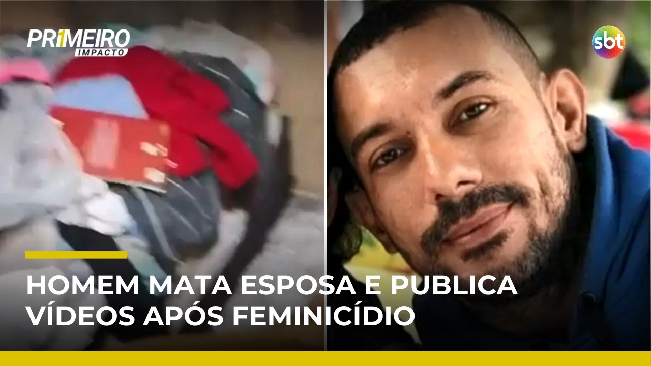 Preso por feminicídio publicou vídeos da cena do crime nas redes sociais | #PrimeiroImpacto
