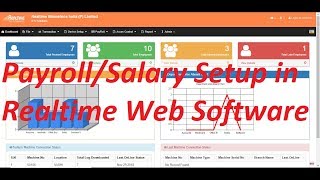 How to do the salary setup in Realtime Web Software? screenshot 2
