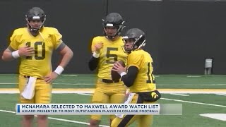 McNamara Selected To Maxwell Award Watch List