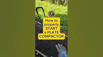 Watch first! before using a plate compactor. #compactors #construction #howto