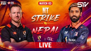 Live | NT Strike vs Nepal | Match 3 | Top End 2026 | ZP1J