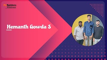 🎉 PySpiders Rajajinagar | Student Placement Success | Hemanth Gowda S