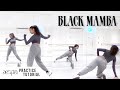 PRACTICE Aespa 에스파 Black Mamba Dance Tutorial SLOWED MIRRORED 
