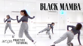 [PRACTICE] aespa 에스파 - 'Black Mamba' - Dance Tutorial - SLOWED   MIRRORED