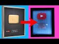 DIY 1 MILLION SUBSCRIBER PLAY BUTTON