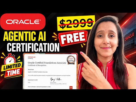 Oracle Agentic AI Certification FREE | Limited Time