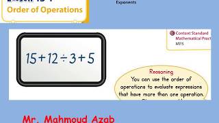 13 -1: Order of Operations