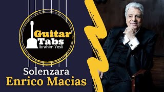 Video thumbnail of "Solenzara - Enrico Macias / Guitar Tabs"