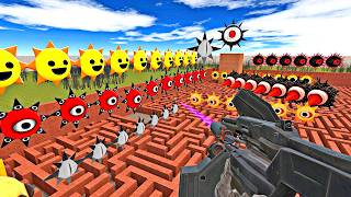 Sprunki Big maze | Mr tree Mr Sun | FULL EVOLUTION BATTLE in Gmod!