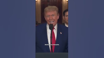 President Donald Trump addresses the nation on the U.S. bombing of Iran