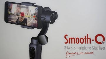 Zhiyun Smooth Q + GoPro adapter | Unboxing, Review (3-axis camera Stabilizer Gimbal)