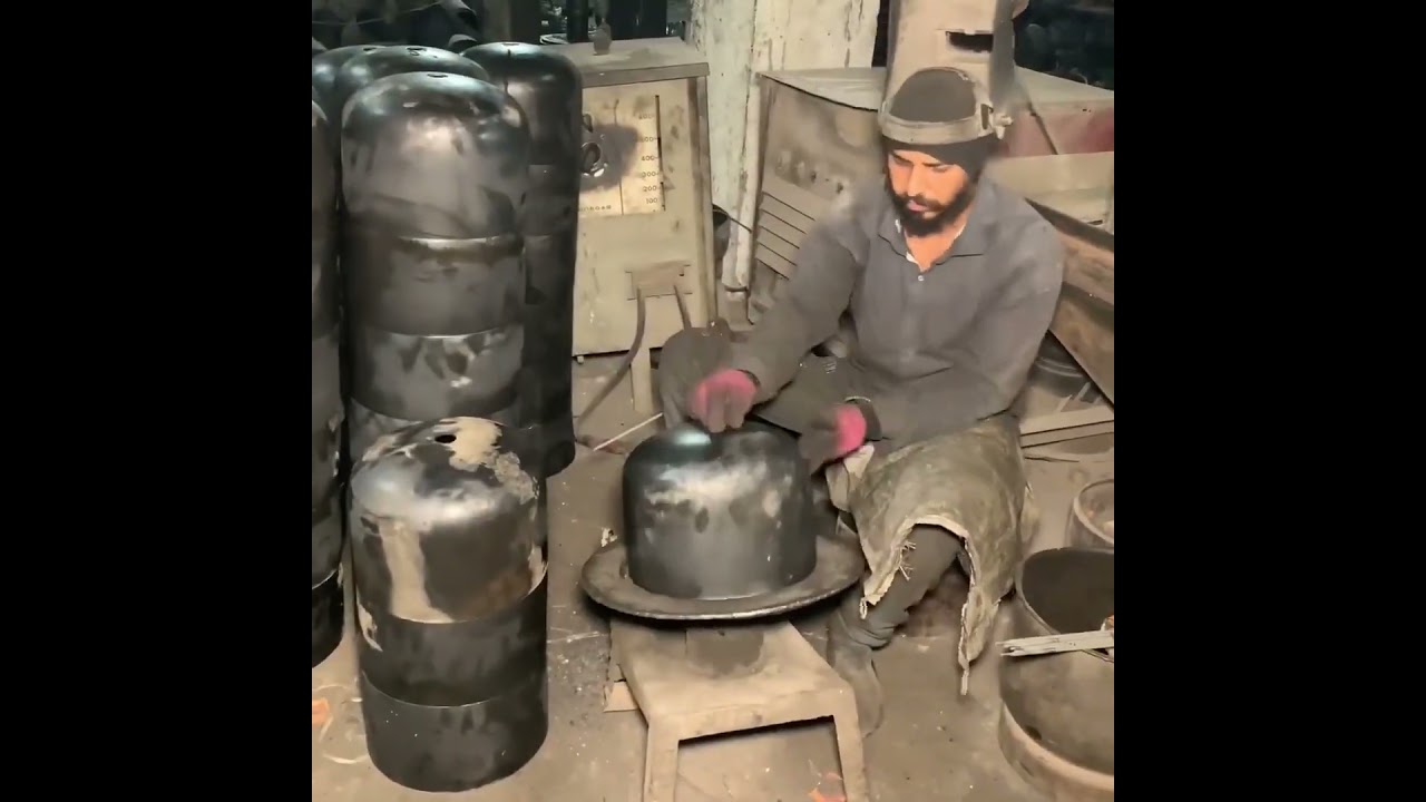 Incredible Process of Making Lpg Gas Cylinder  