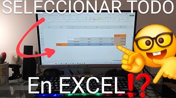 ✍🔥 Como SELECCIONAR CELDAS de FILAS y COLUMNAS en EXCEL FÁCIL y RÁPIDO
