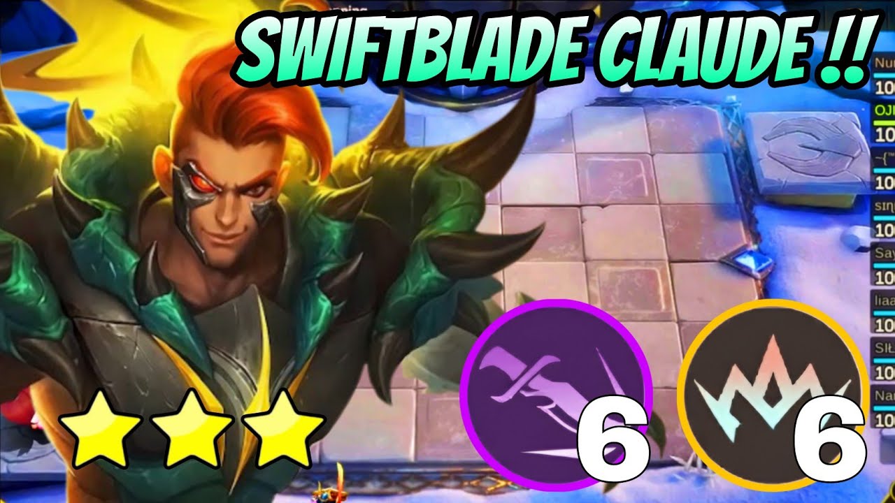 NEW COMMANDER YU ZHONG FT SWIFTBLADE CLAUDE ❗MAGIC CHESS GO GO