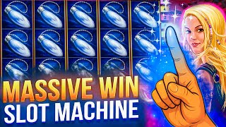 Lucky Lady Charm Deluxe Slot Machine MASSIVE WIN at Real Casino screenshot 5