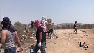 شهيد وإصابتان بالرصاص والعشرات بالاختناق خلال مواجهات مع الاحتلال في بيتا جنوب نابلس . . .