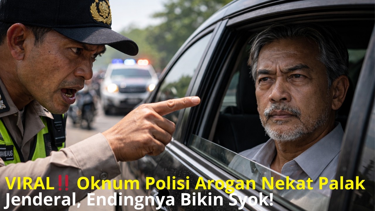 •  VIRAL‼️ Oknum Polisi Arogan Nekat Palak Jenderal, Endingnya Bikin Syok!•