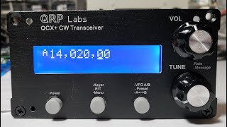 QCX+ the new QRP Labs 5W transceiver kit