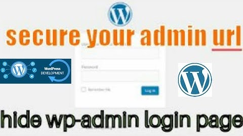 HOW TO HIDE WORDPRESS ADMIN LOGIN PAGE URL #admin #wordpress #tutorial