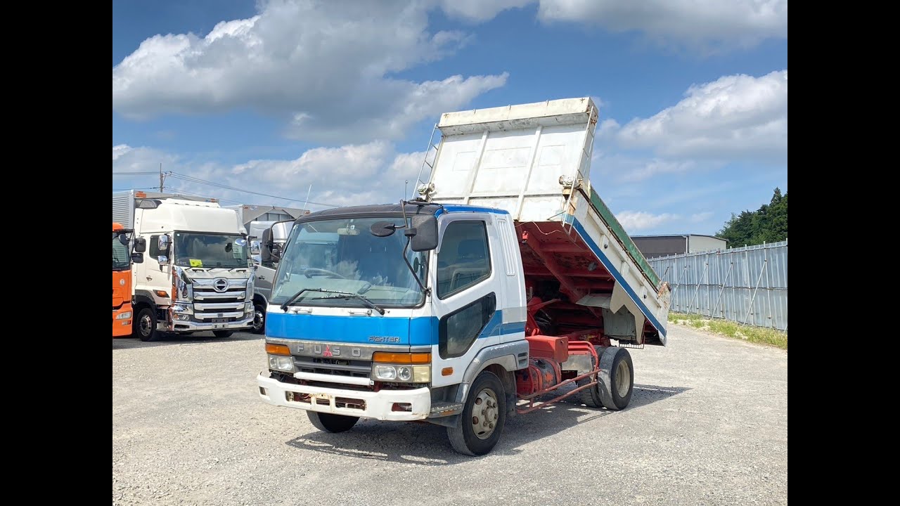 1998 Model, Fuso Fighter Dumper 6D17 Engine !! - YouTube