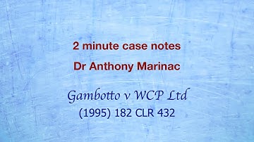 Gambotto v WCP Ltd (Oppression of minority shareholders)